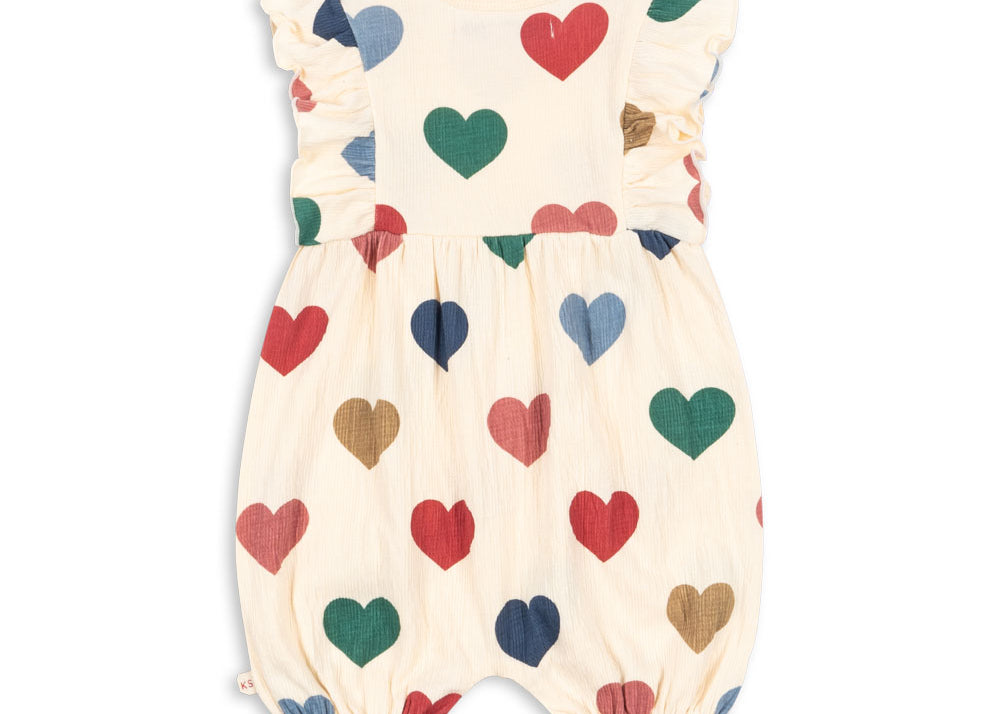 Konges Sløjd A/S JERSEY ROMPERS & JUMPSUITS bon coeur coloré
