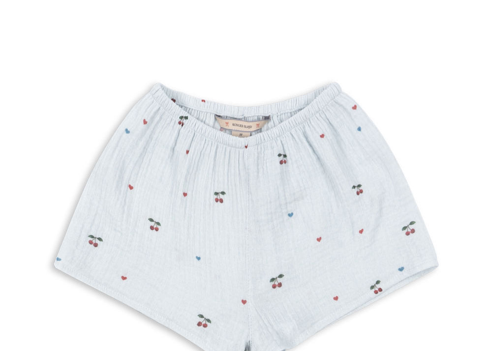 Konges Sløjd A/S WOVEN SHORTS & BLOOMERS cherry blue coeur