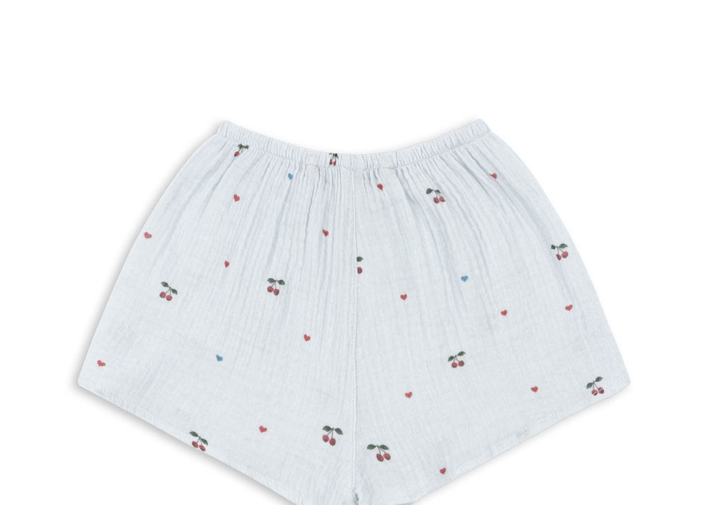 Konges Sløjd A/S WOVEN SHORTS & BLOOMERS cherry blue coeur
