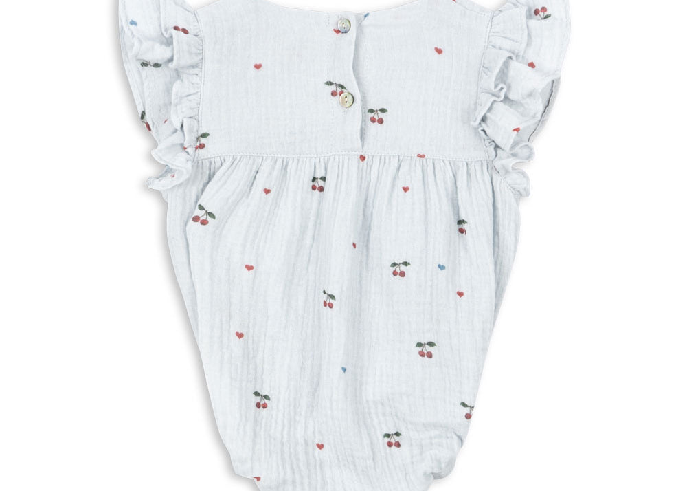 Konges Sløjd A/S WOVEN ROMPERS & JUMPSUITS cherry blue coeur
