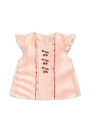 Konges Sløjd A/S WOVEN SHORT SLEEVE SHIRTS amour stripe