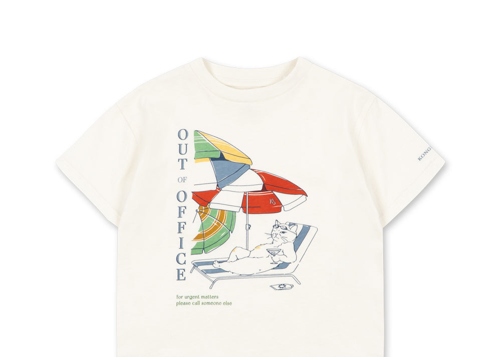 Konges Sløjd A/S JERSEY T-SHIRTS antique white