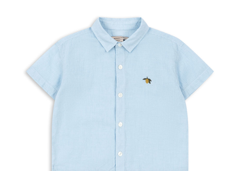 Konges Sløjd A/S WOVEN SHORT SLEEVE SHIRTS blue check
