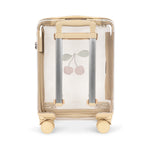 Konges Sløjd A/S TRAVEL SUITCASE cherry transparent