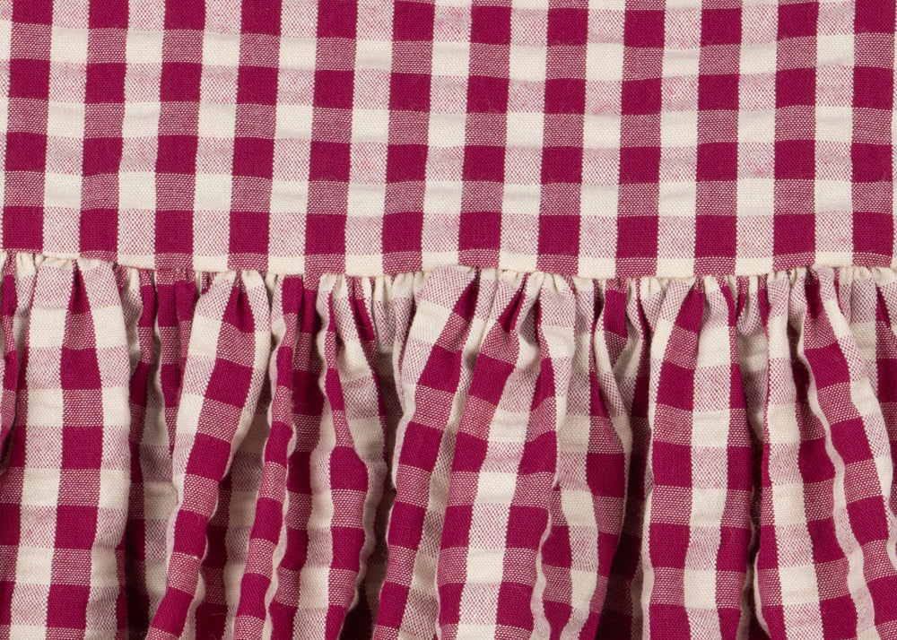Konges Sløjd A/S WOVEN DRESSES raspberry check