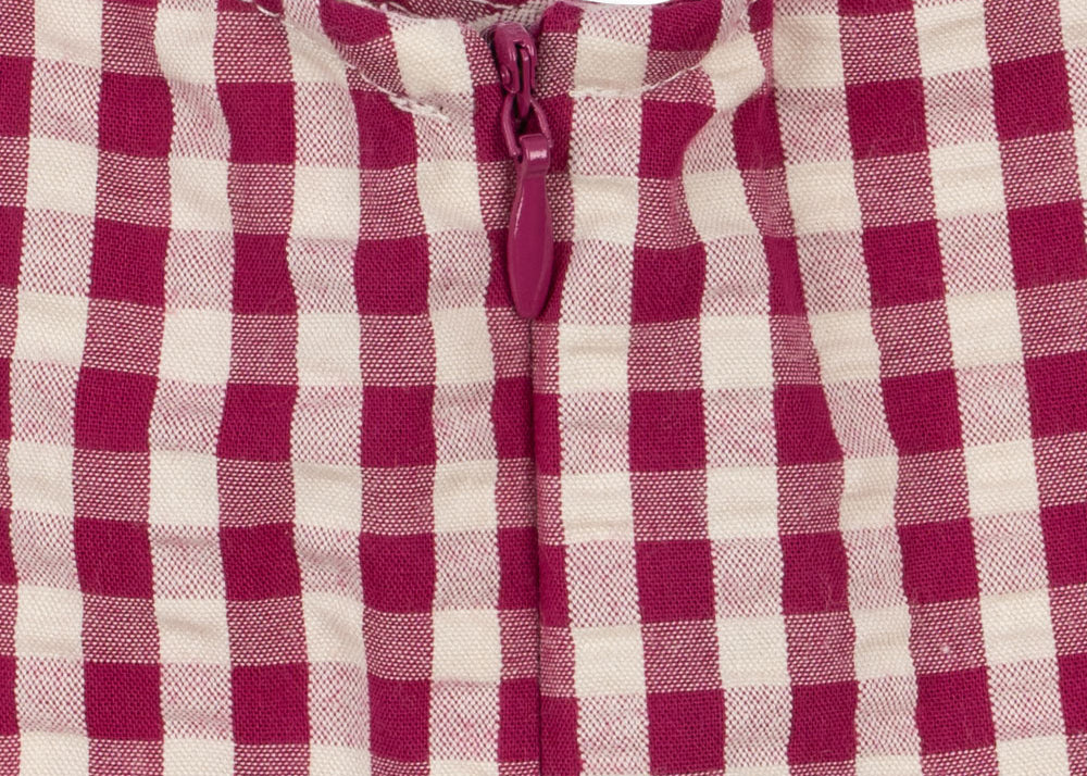 Konges Sløjd A/S WOVEN DRESSES raspberry check