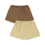 Konges Sløjd A/S WOVEN SHORTS & BLOOMERS pale olive green/ermine