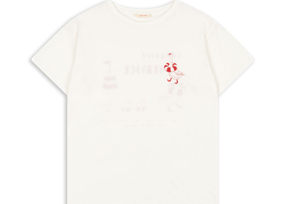 Konges Sløjd A/S JERSEY T-SHIRTS off white/lifeguard service