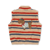 Konges Sløjd A/S TEDDY & FLEECE tangerine stripe