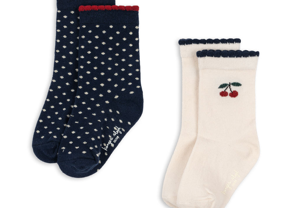 Konges Sløjd A/S SOCKS cherry mix