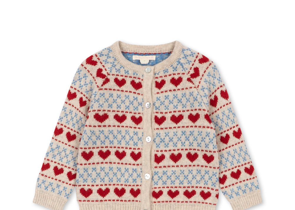 Konges Sløjd A/S KNITTED CARDIGANS heart