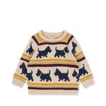 Konges Sløjd A/S KNITTED BLOUSES & VESTS piccolo scottie