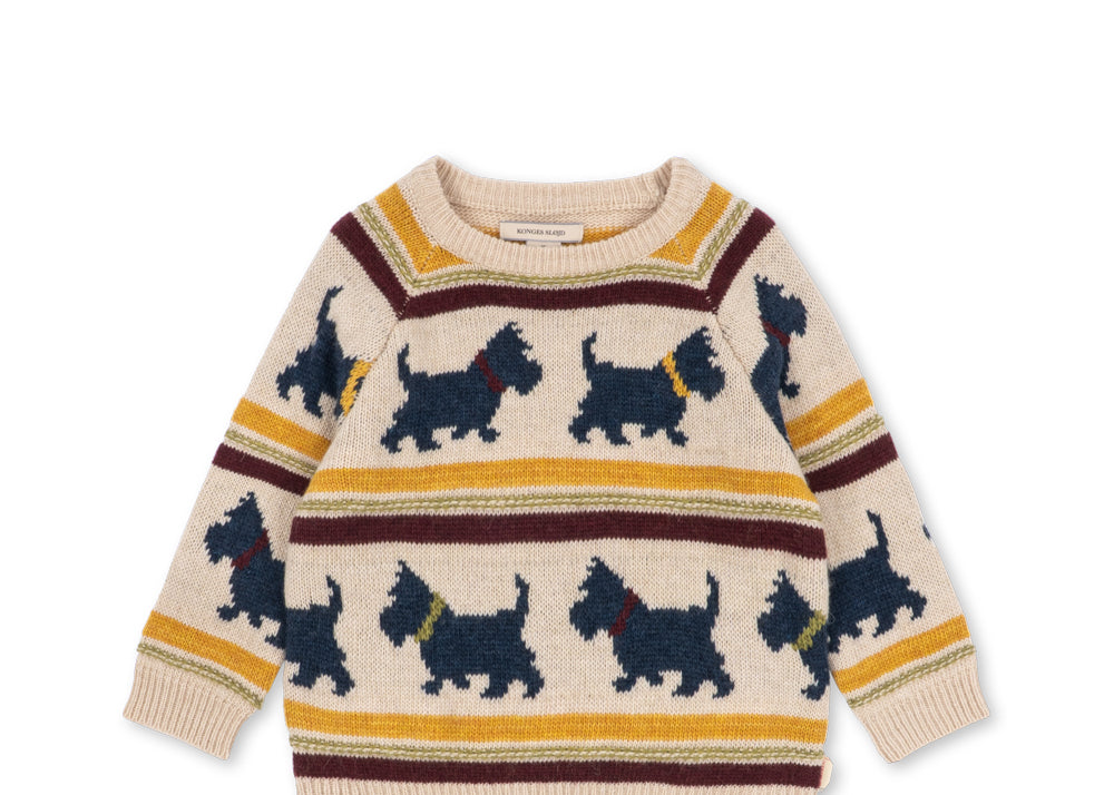 Konges Sløjd A/S KNITTED BLOUSES & VESTS piccolo scottie