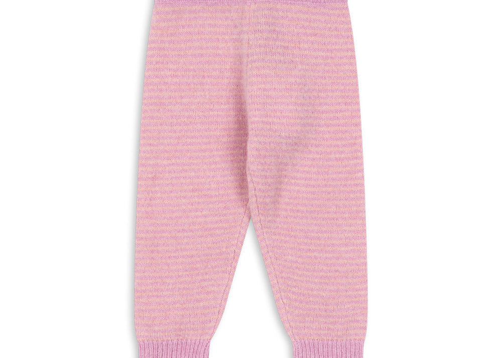 Konges Sløjd A/S KNITTED PANTS purple/pink dolphin