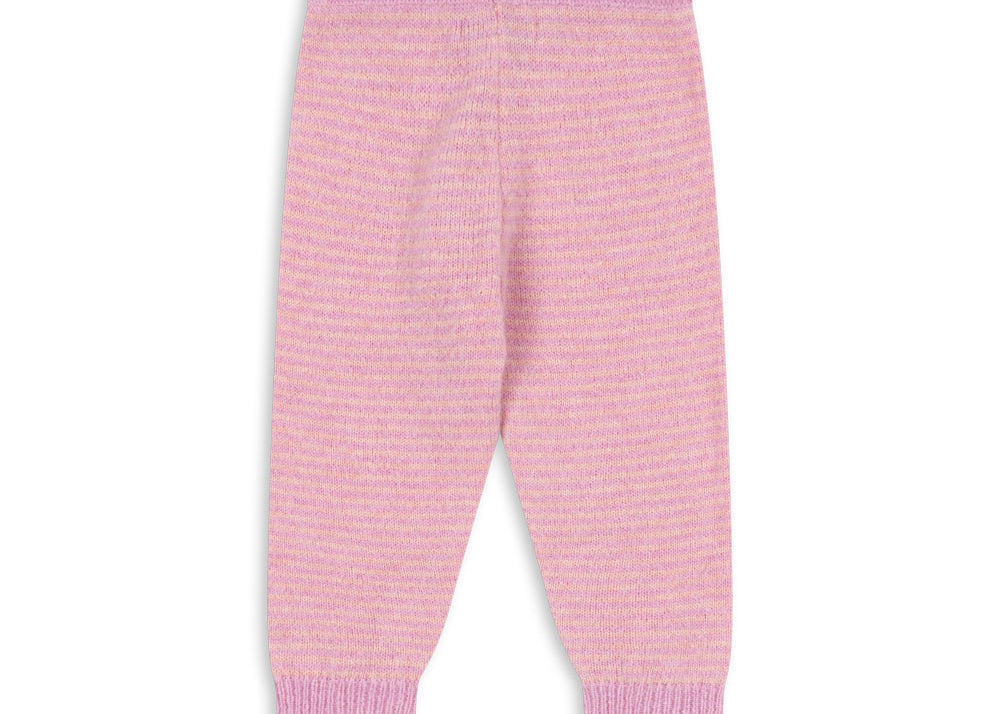 Konges Sløjd A/S KNITTED PANTS purple/pink dolphin