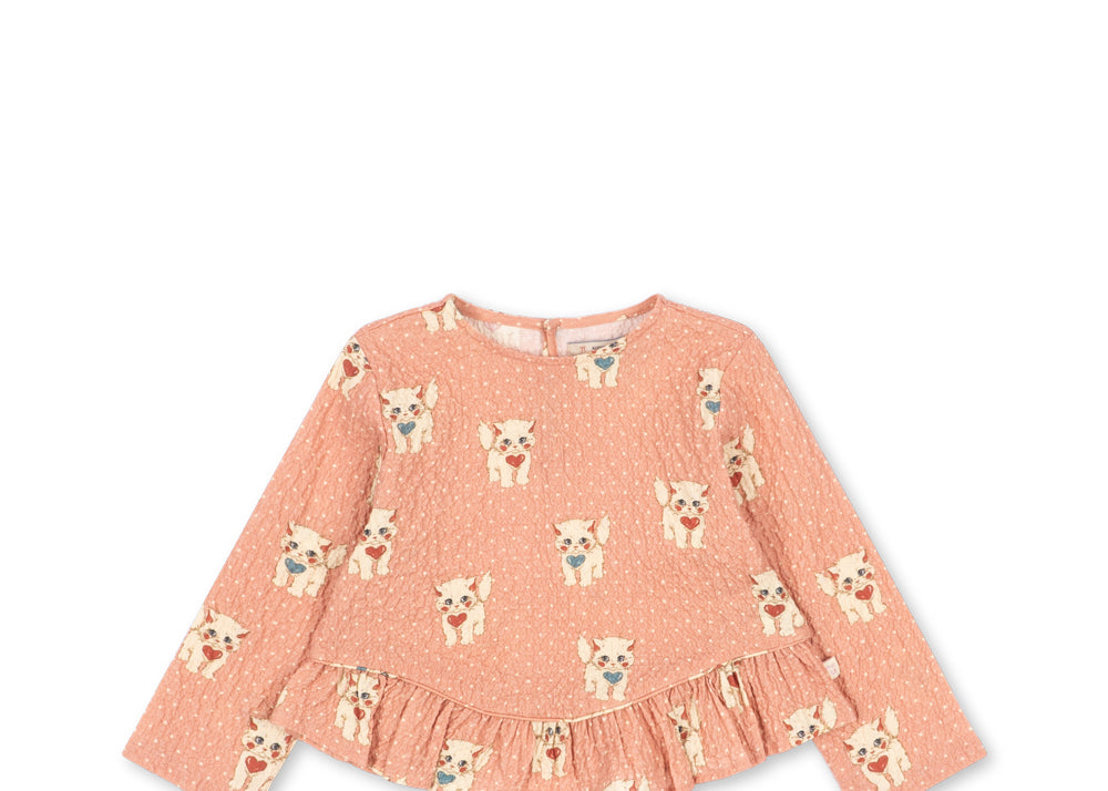 Konges Sløjd A/S WOVEN SHIRTS ciao miao rose