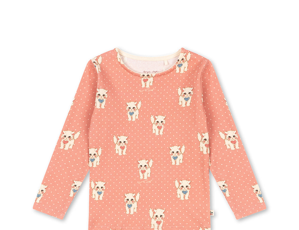 Konges Sløjd A/S JERSEY BLOUSES ciao miao rose