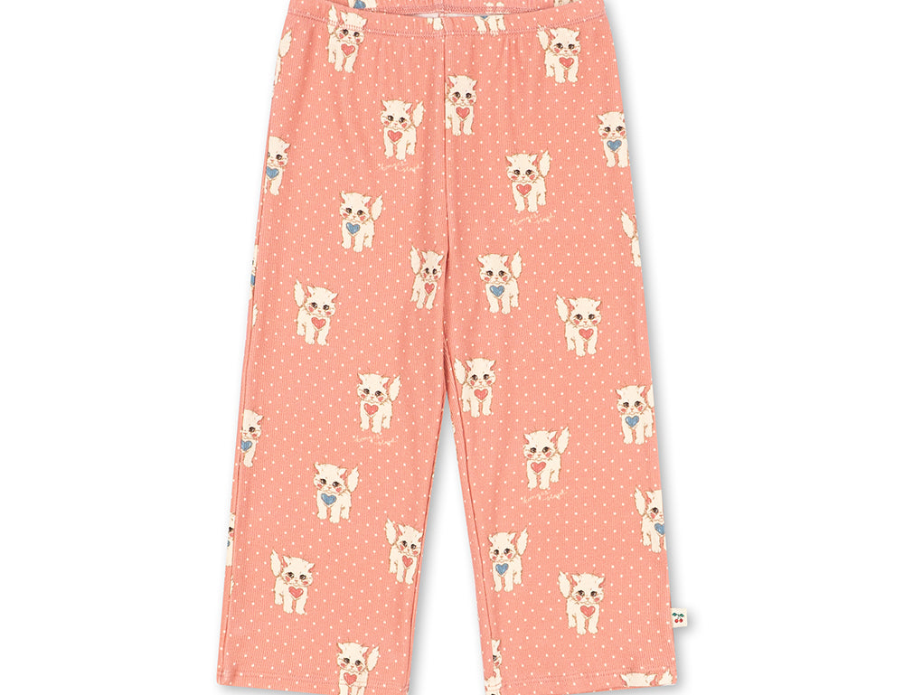 Konges Sløjd A/S JERSEY PANTS ciao miao rose