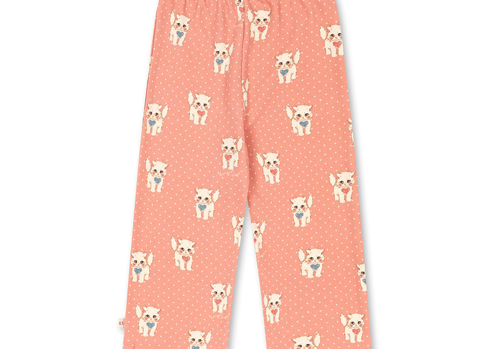 Konges Sløjd A/S JERSEY PANTS ciao miao rose