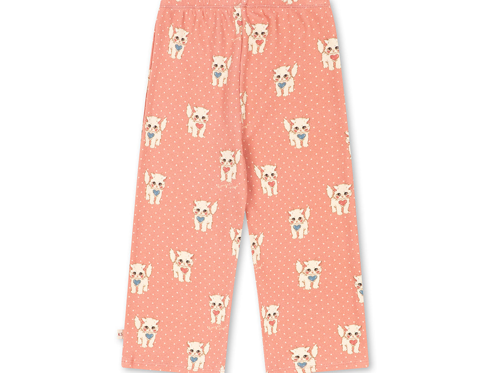 Konges Sløjd A/S JERSEY PANTS ciao miao rose