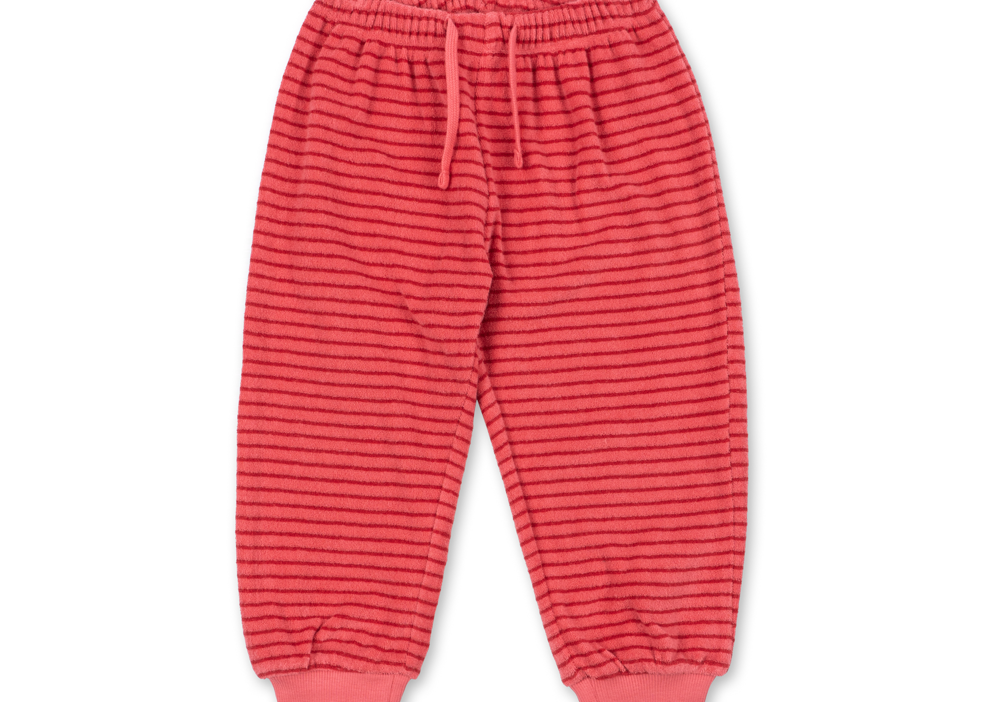 Konges Sløjd A/S JERSEY PANTS cardinal rose stripe