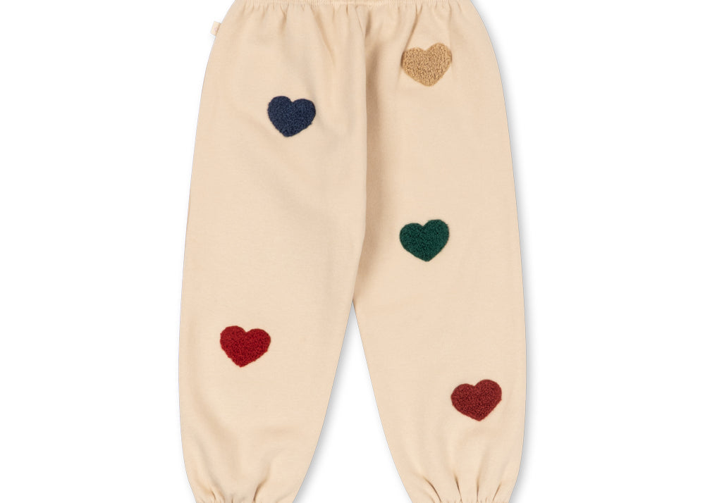 Konges Sløjd A/S JERSEY PANTS bon coeur coloré