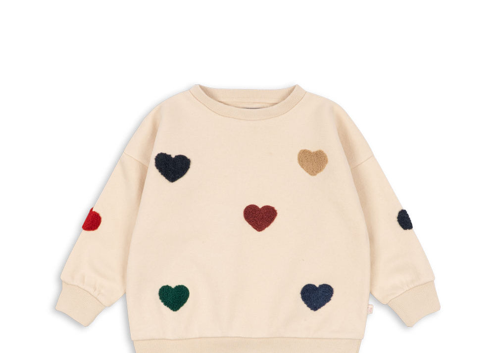 Konges Sløjd A/S JERSEY BLOUSES bon coeur coloré