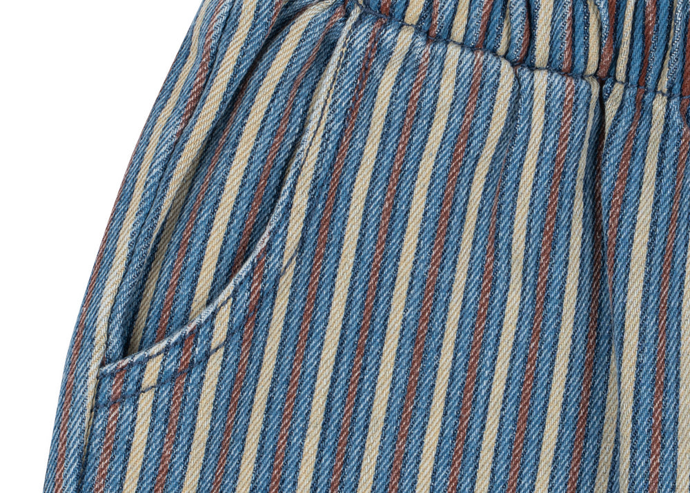 Konges Sløjd A/S WOVEN PANTS tricolore bleu