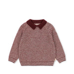 Konges Sløjd A/S KNITTED BLOUSES & VESTS mahogany stripe