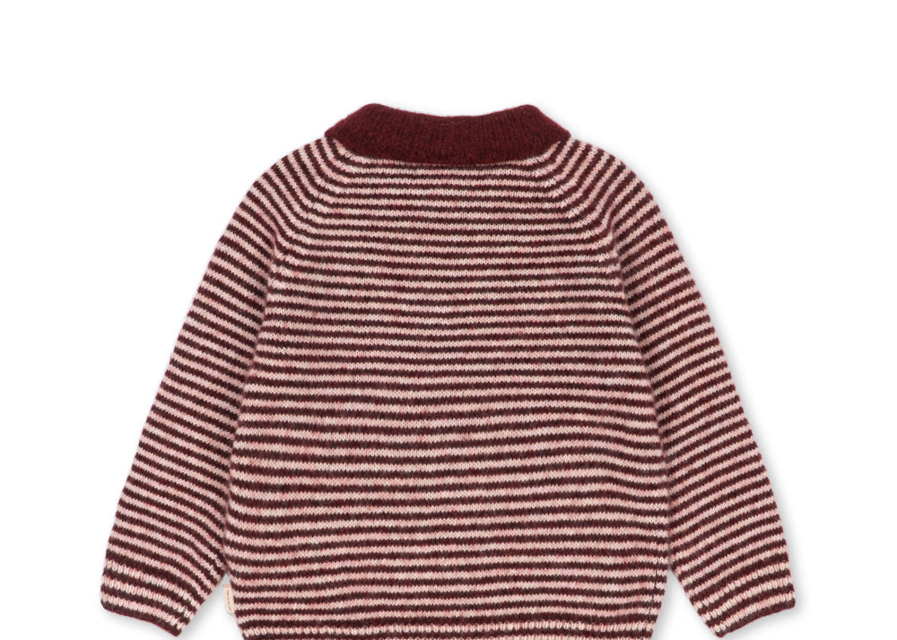 Konges Sløjd A/S KNITTED BLOUSES & VESTS mahogany stripe