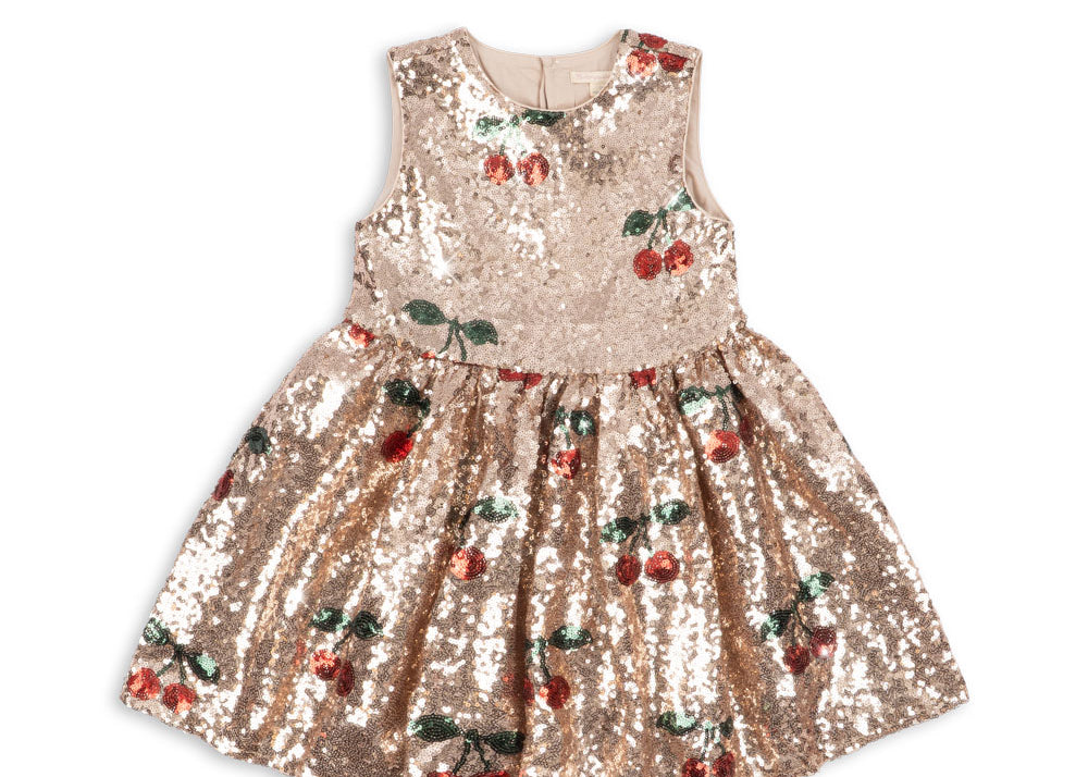 Konges Sløjd A/S WOVEN DRESSES ma grande cerise blush