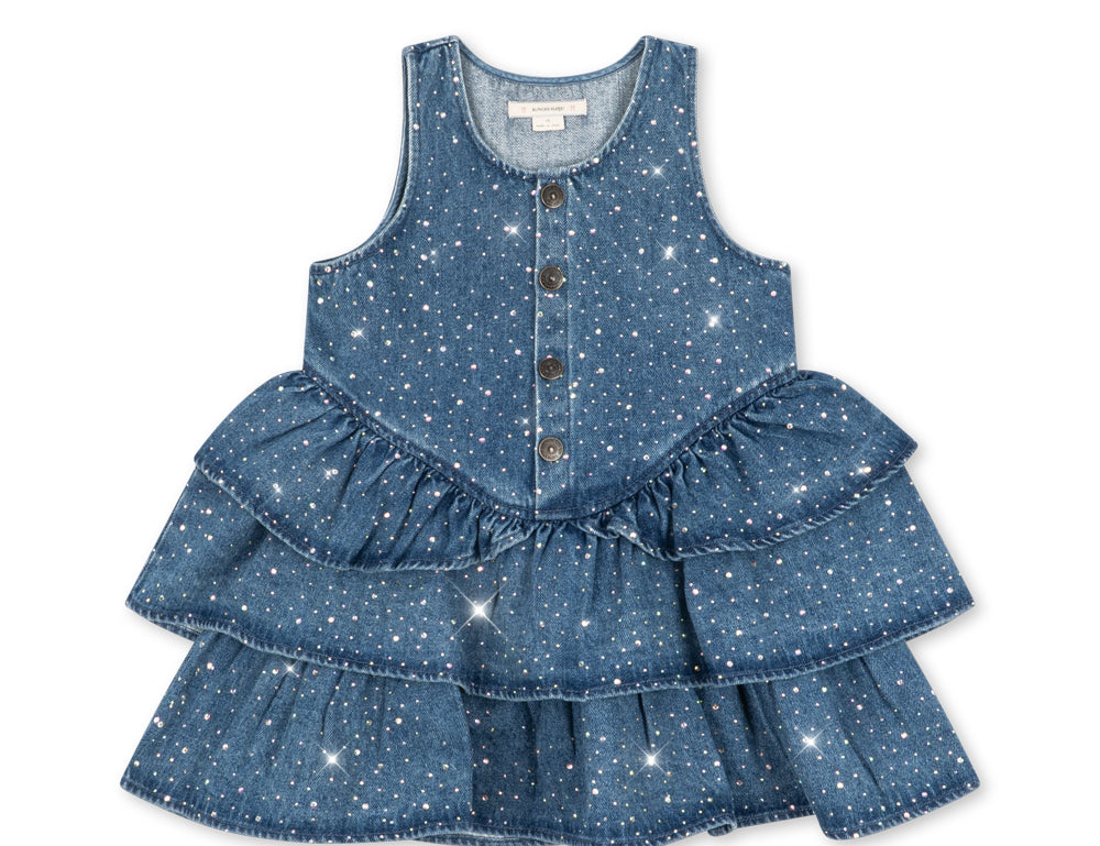 Konges Sløjd A/S WOVEN DRESSES denim sparkle