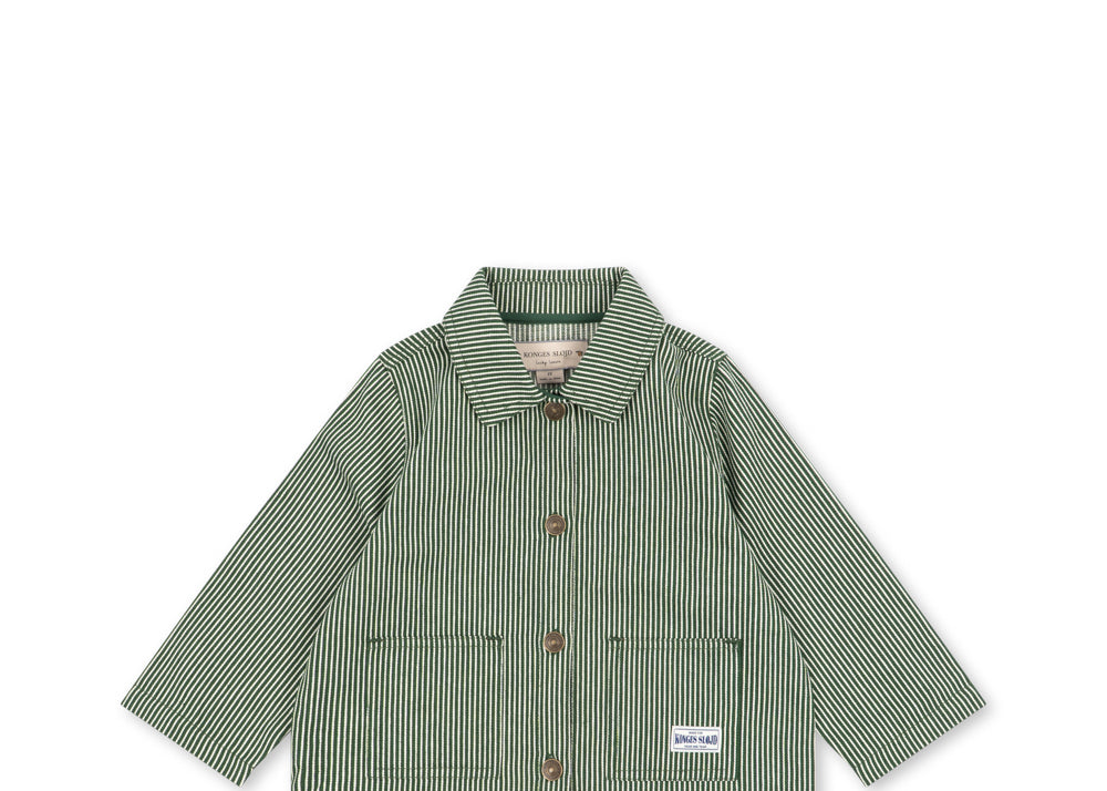 Konges Sløjd A/S WOVEN JACKETS & VESTS milk verte stripe