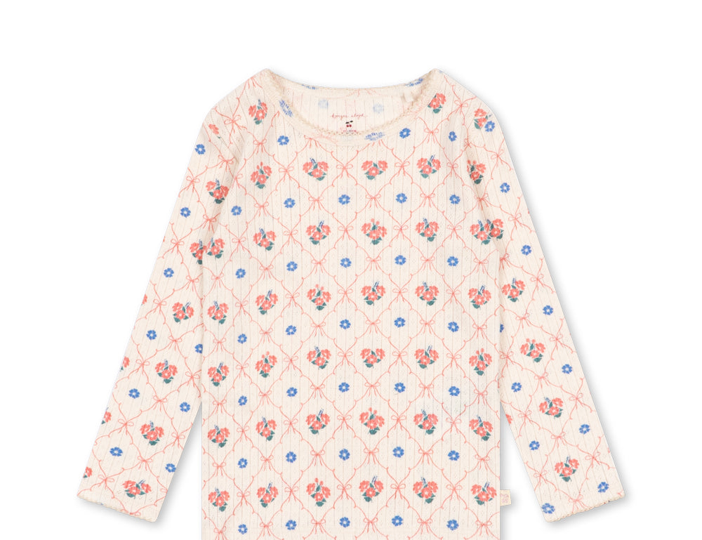 Konges Sløjd A/S JERSEY BLOUSES fleur decor