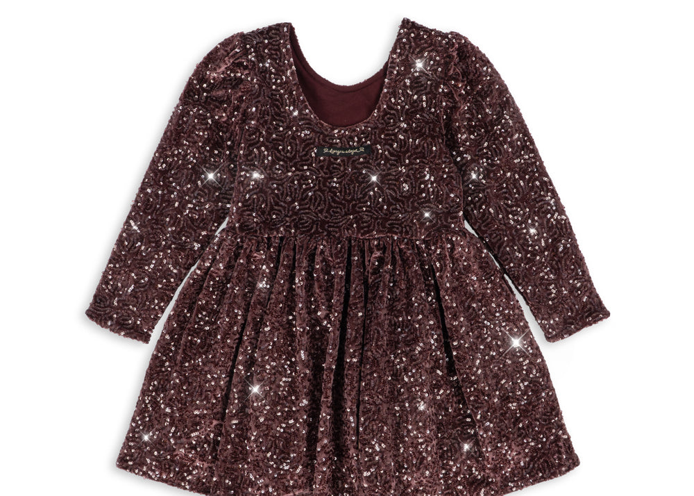 Konges Sløjd A/S JERSEY DRESSES decadent chocolate