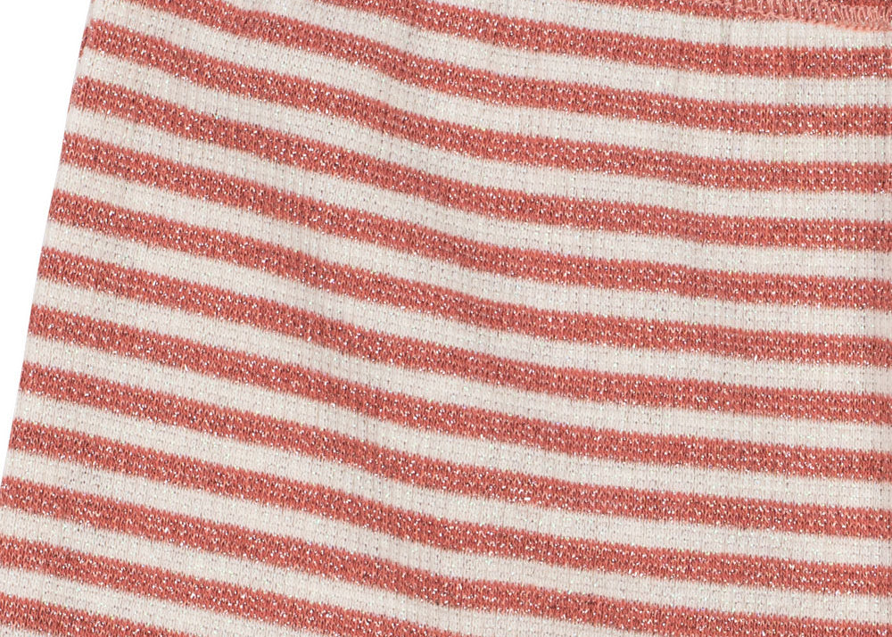Konges Sløjd A/S JERSEY PANTS rose cream stripe