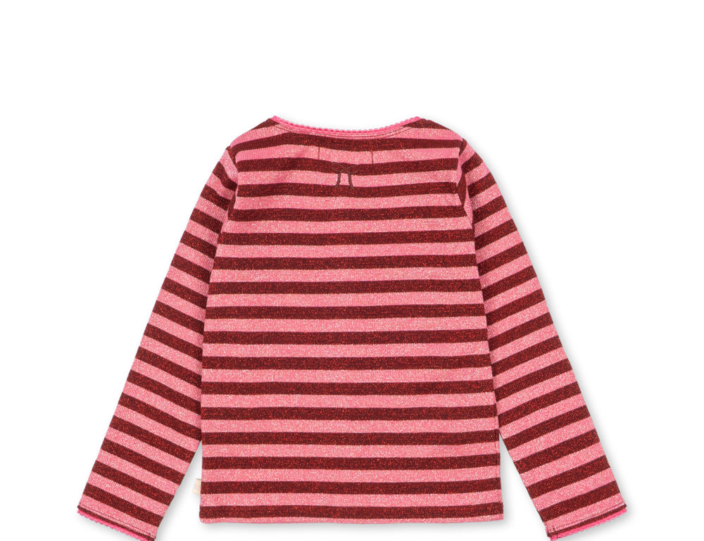 Konges Sløjd A/S JERSEY BLOUSES pinky stripe