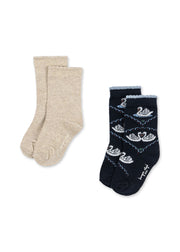 Konges Sløjd A/S SOCKS navy/off white