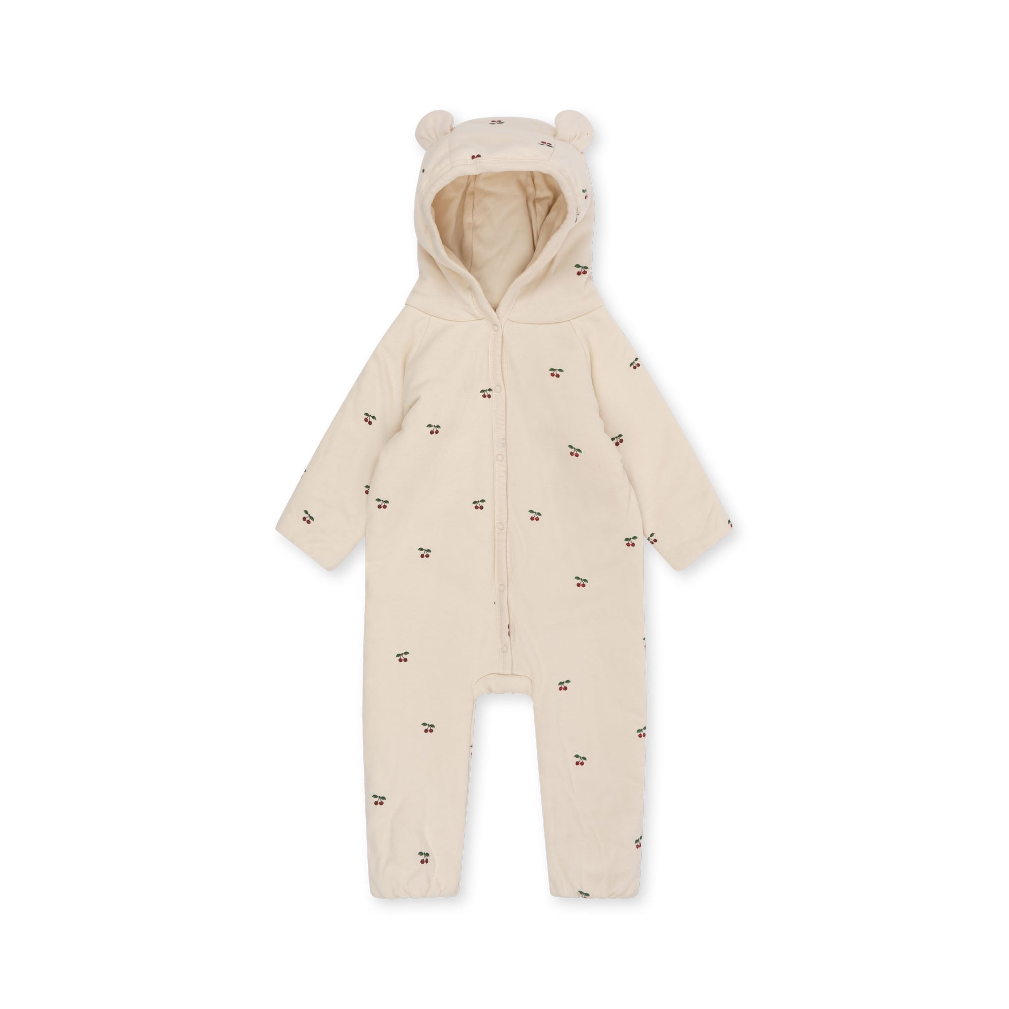 Konges Sløjd A/S Grenouillères avec capuche cherry