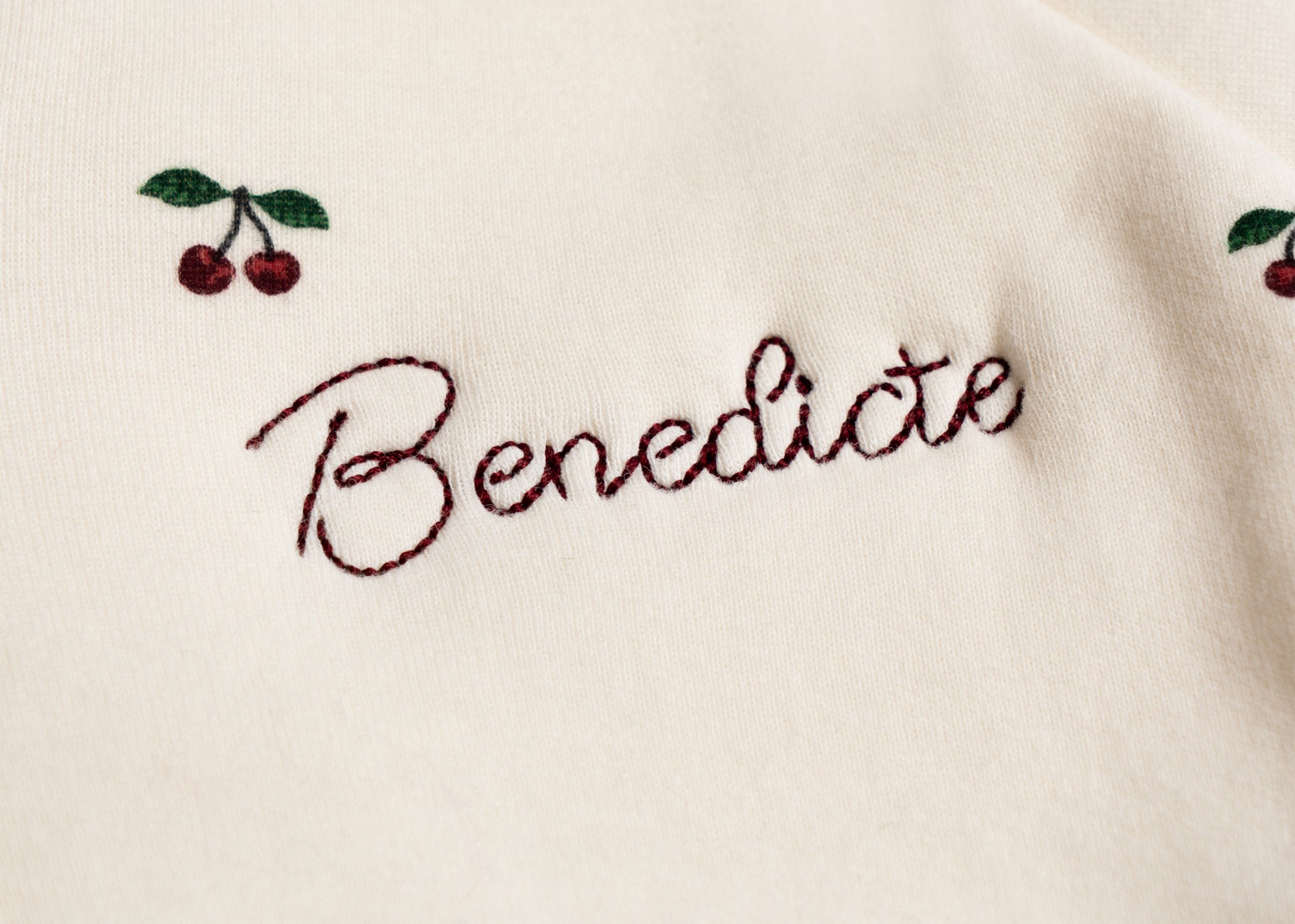 Konges Sløjd A/S PADDED ONESIES cherry