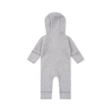 Konges Sløjd A/S Grenouillères avec capuche grey melange