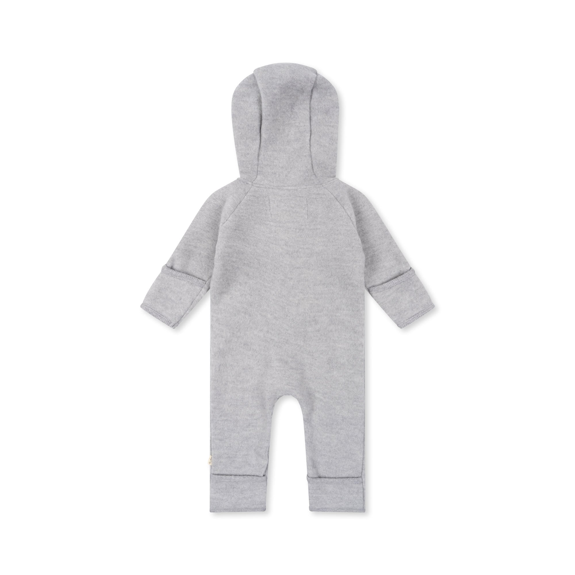 Konges Sløjd A/S Grenouillères avec capuche grey melange