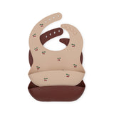 Konges Sløjd A/S bavoirs cherry/mocca