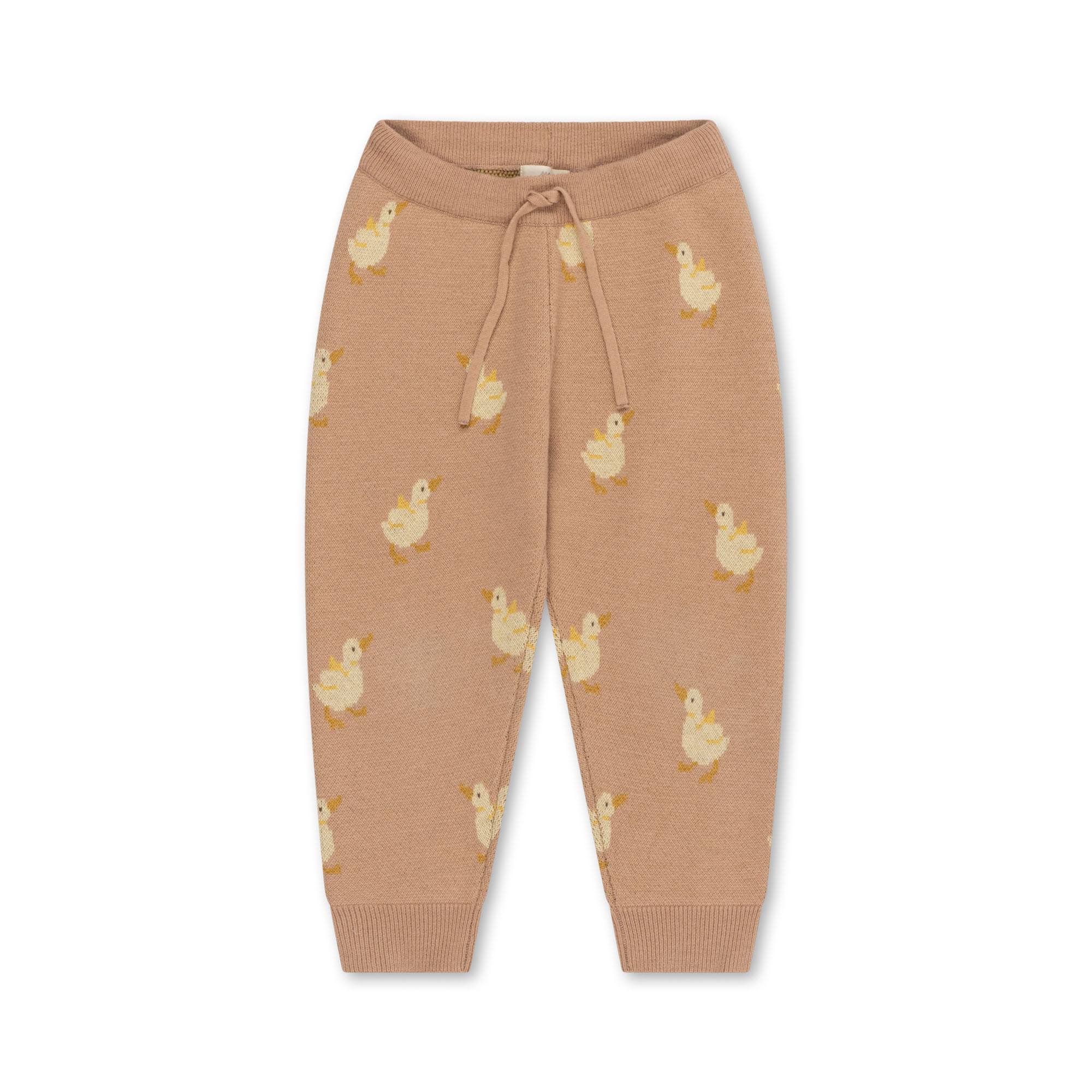 Konges Sløjd A/S Pantalons - Tricot maple sugar duckling