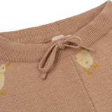 Konges Sløjd A/S Pantalons - Tricot maple sugar duckling
