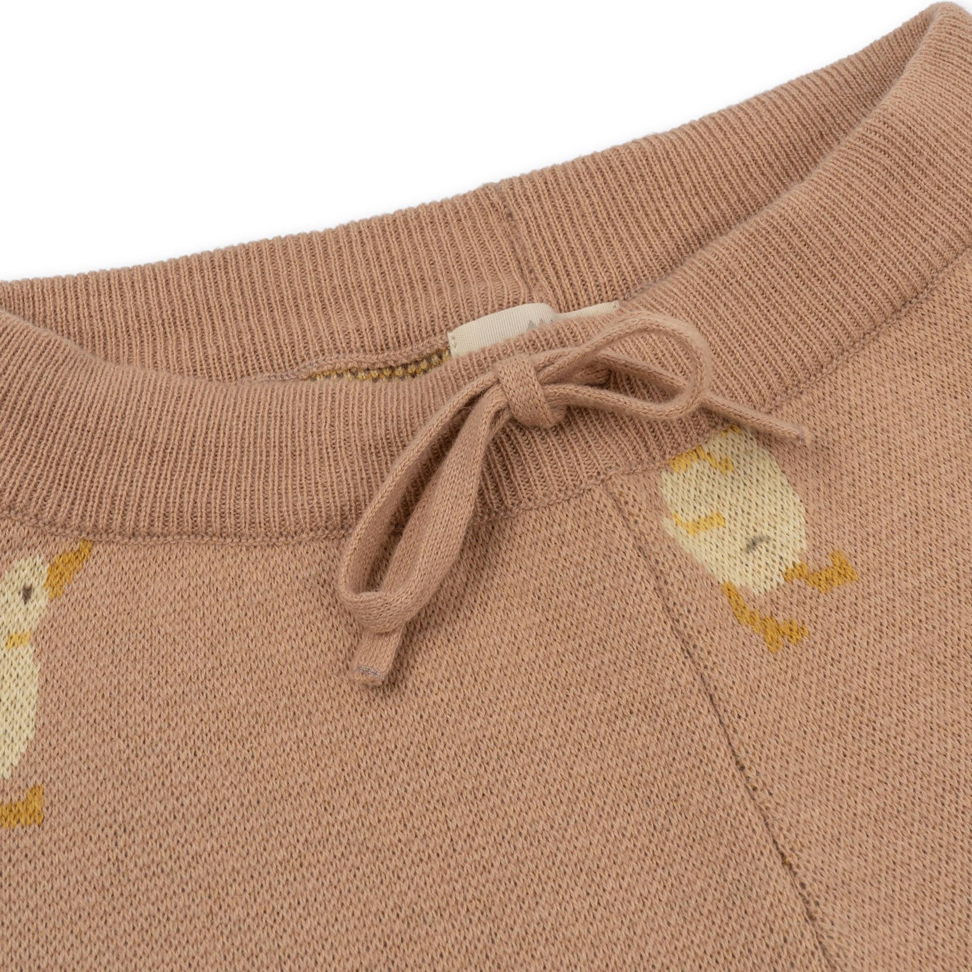 Konges Sløjd A/S Pantalons - Tricot maple sugar duckling