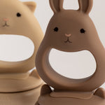 Konges Sløjd A/S FEEDING PACIFIER bark/shell