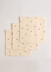 Konges Sløjd A/S MUSLIN CLOTHS cherry