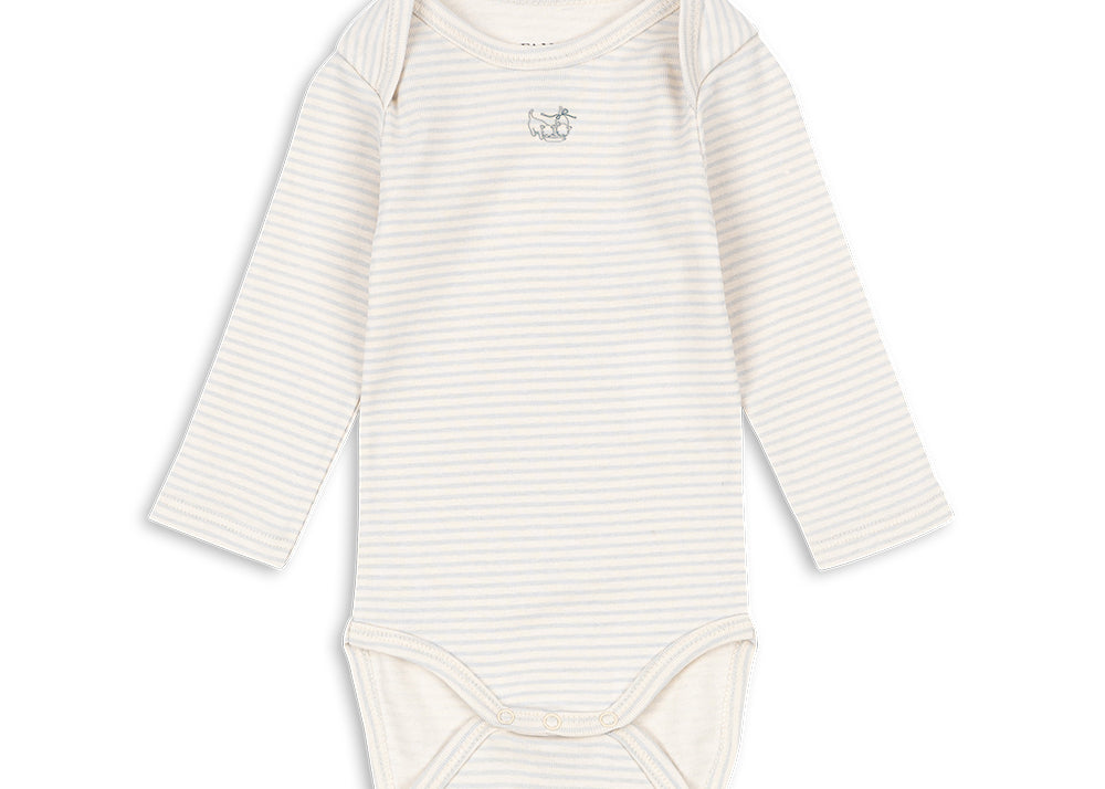 Konges Sløjd A/S Bodies tea stripe gray dawn