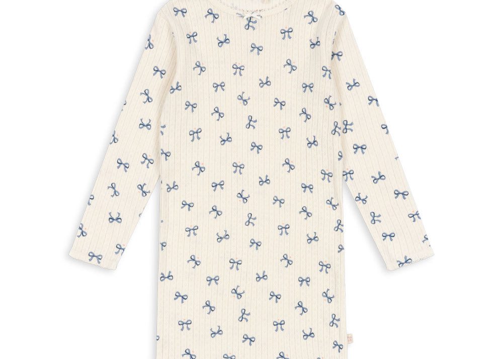 Konges Sløjd A/S Robes - Jersey bow bleu